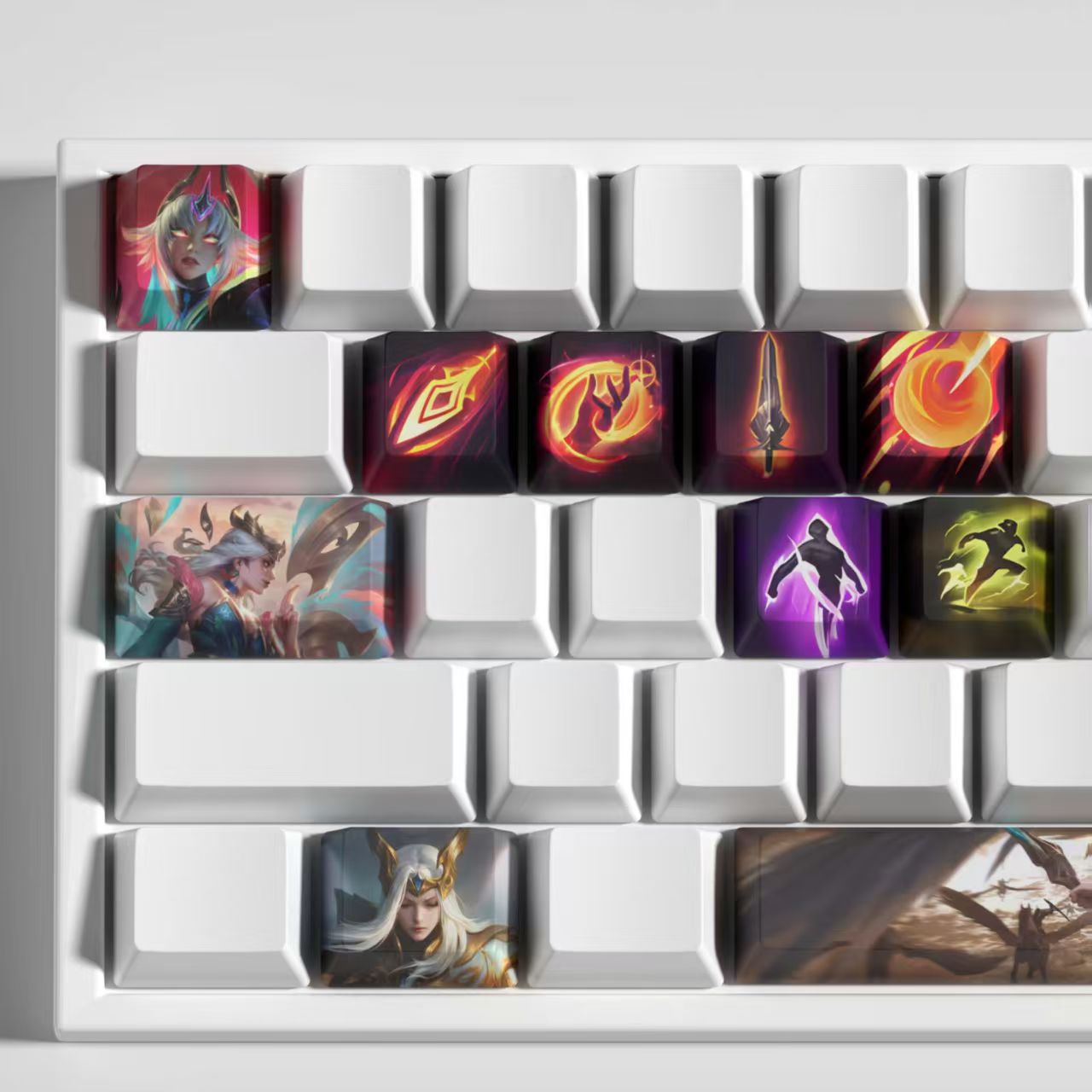 League of Legends Keycaps Kayle 12 keycaps set