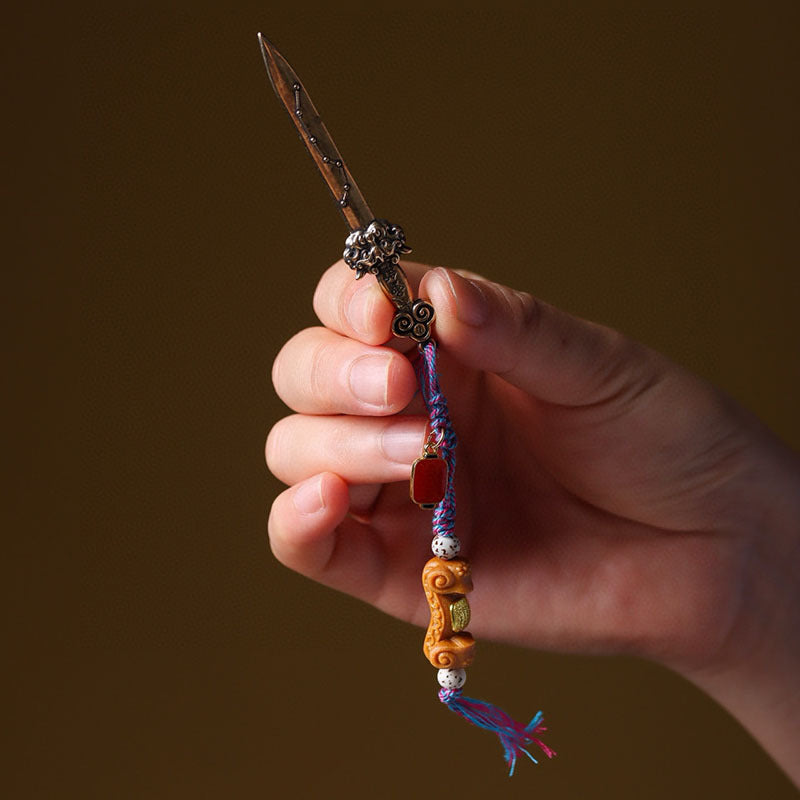 Black Myth Wukong Gourd Ornament - Handmade DIY Creative Handle Piece | High-Quality Craftsmanship | Unique Decor for Gaming Enthusiasts