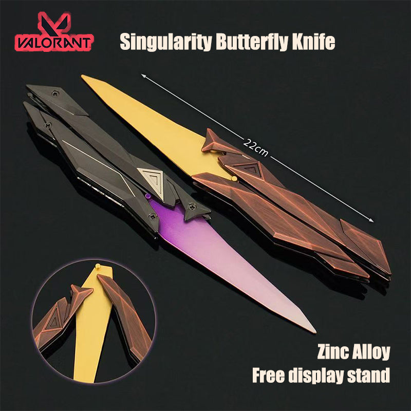 Valorant Singularity Butterfly Knife Weapon model Melee Skins