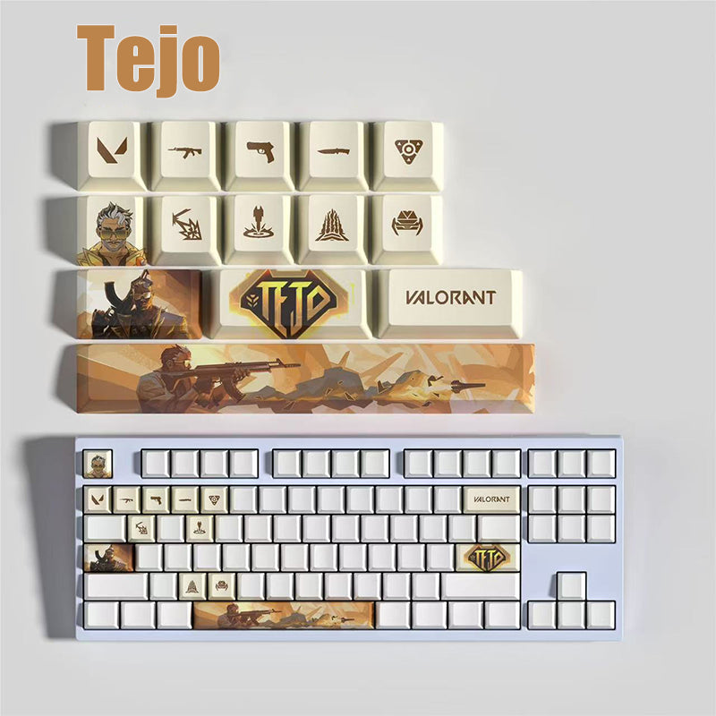 Valorant Tejo keycaps 14keys