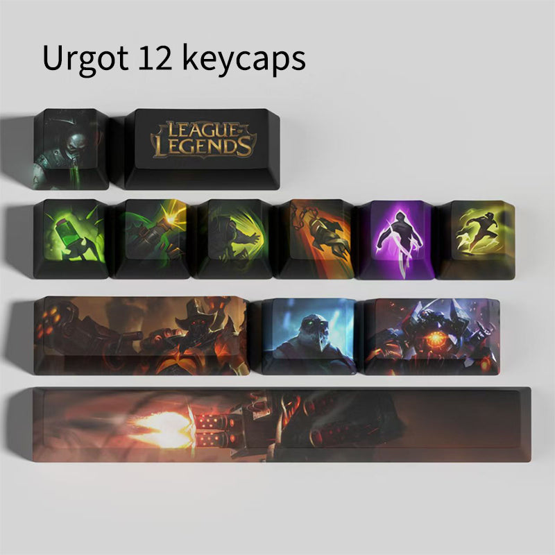 League of Legends Keycaps Urgot 12 keycaps set