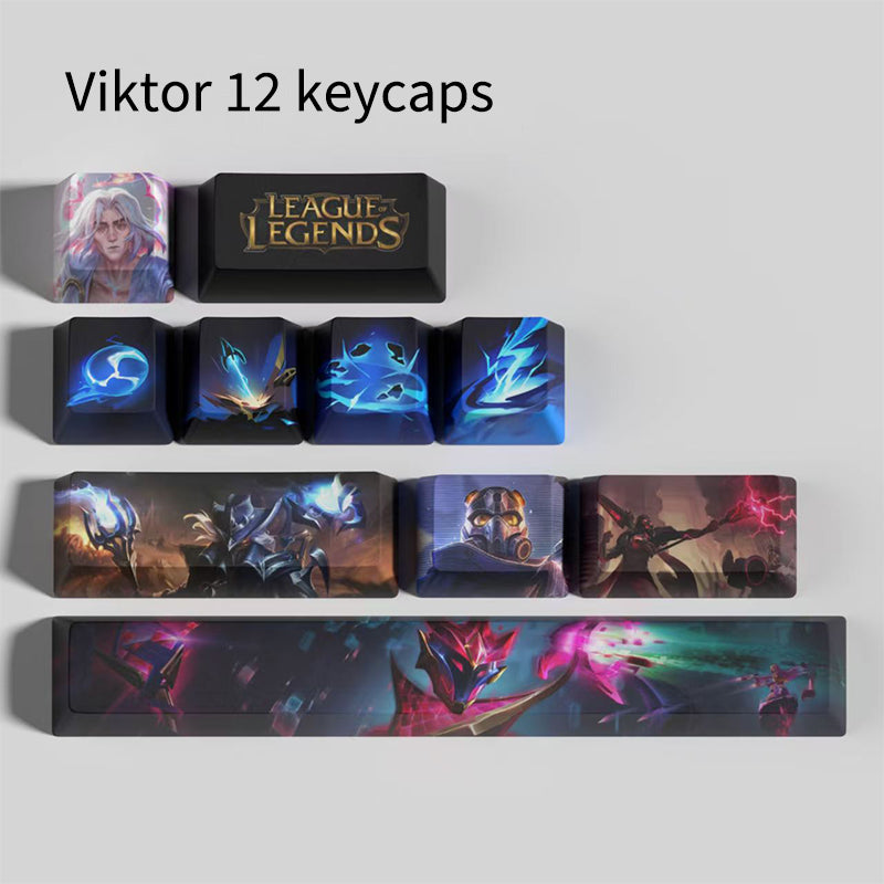 League of Legends Keycaps Viktor 12 keycaps set