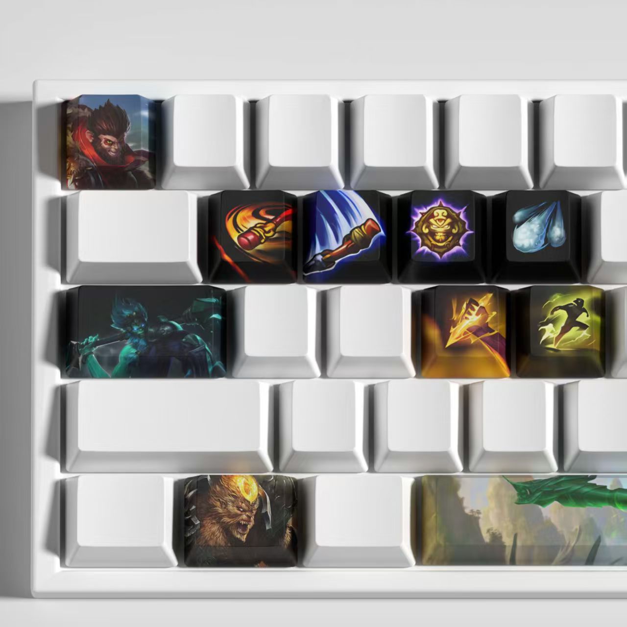 League of Legends Keycaps Wukong 12 keycaps set