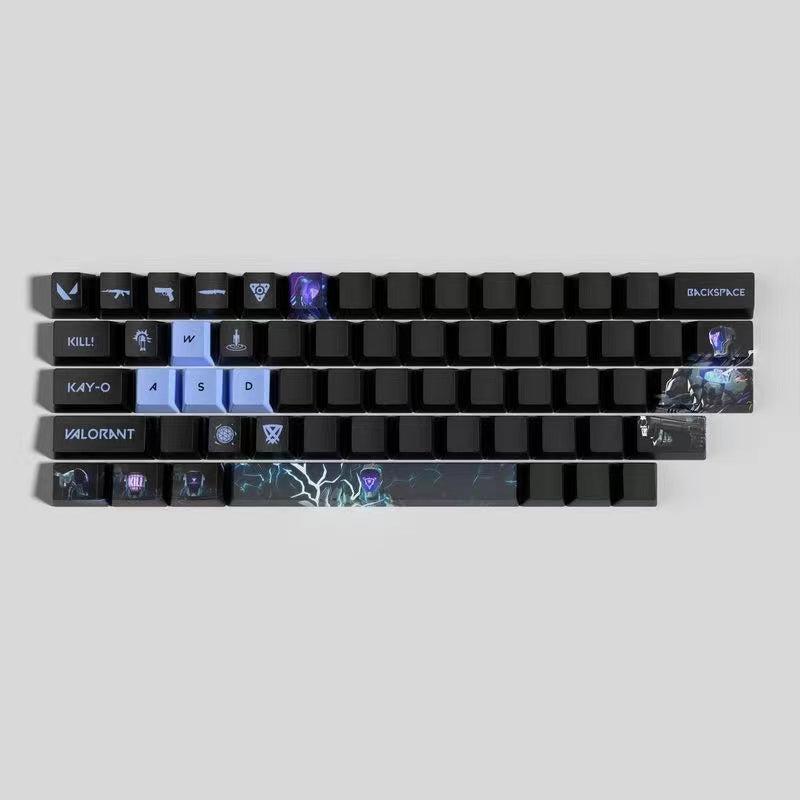 VaLorant Themed Keycaps KAY/O KO Agent Custom Keycap Keyboard Set 29 Keys