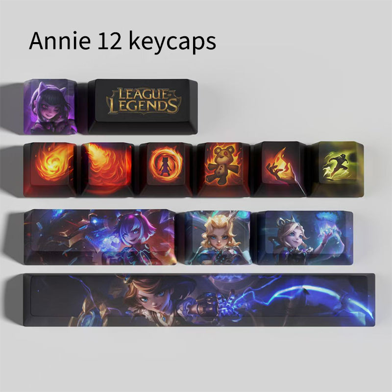 League of Legends Keycaps Annie 12 keycaps set