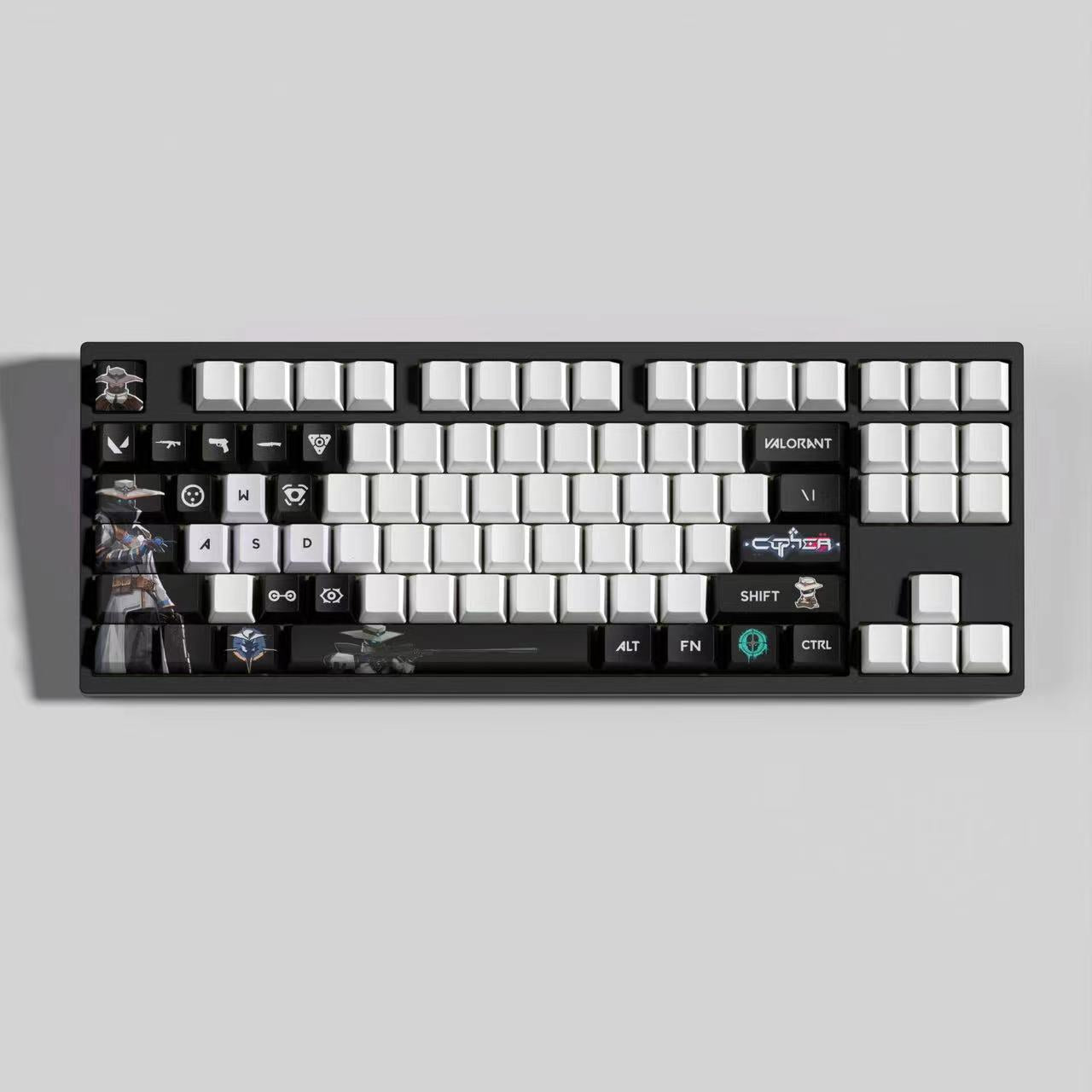 VaLorant Themed Keycaps CYPHER Agent Custom Keycap Keyboard Set 29 Keys