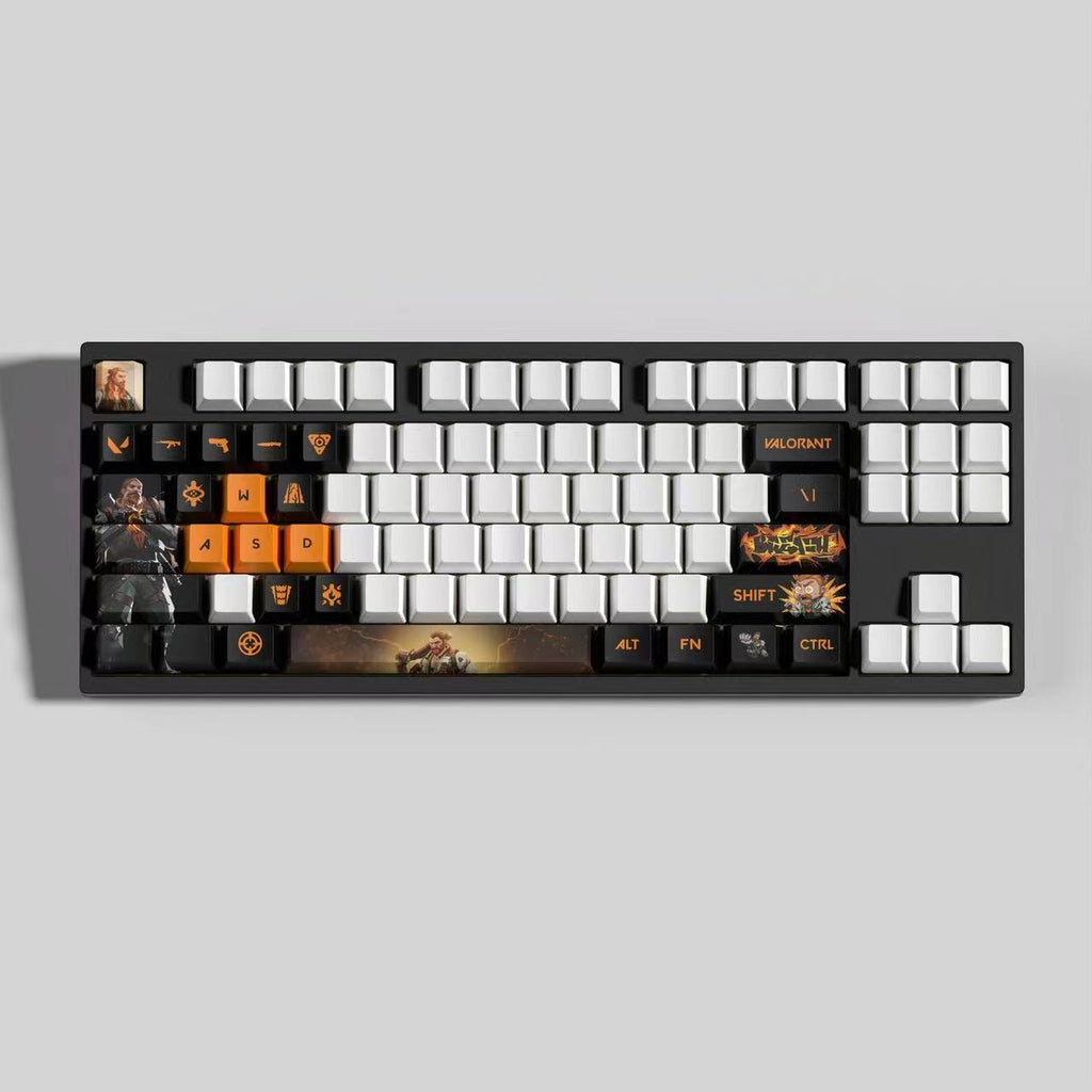 VaLorant Themed Keycaps BREACH Agent Custom Keycap Keyboard Set 29 Keys