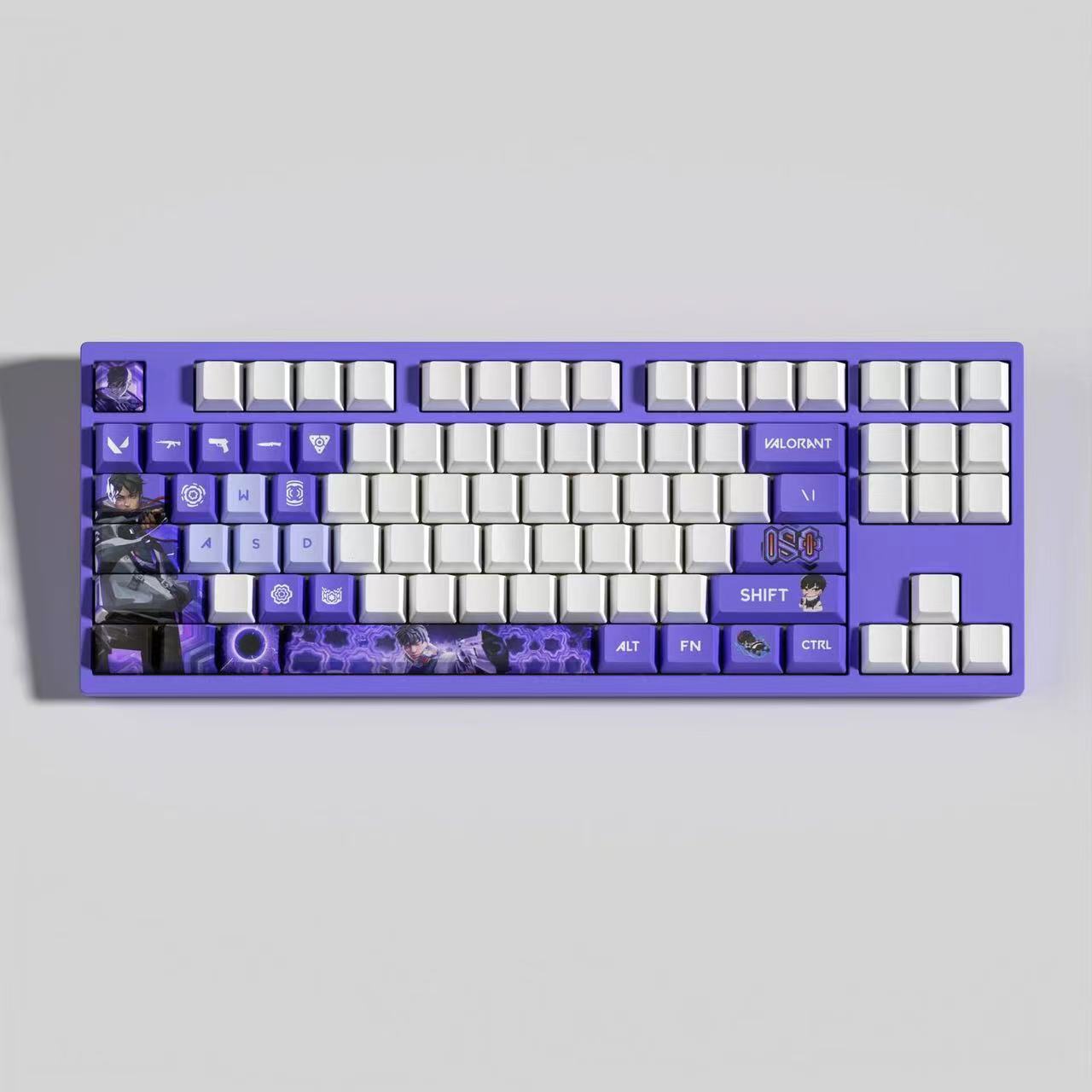 VaLorant Themed Keycaps ISO Agent Custom Keycap Keyboard Set 29 Keys