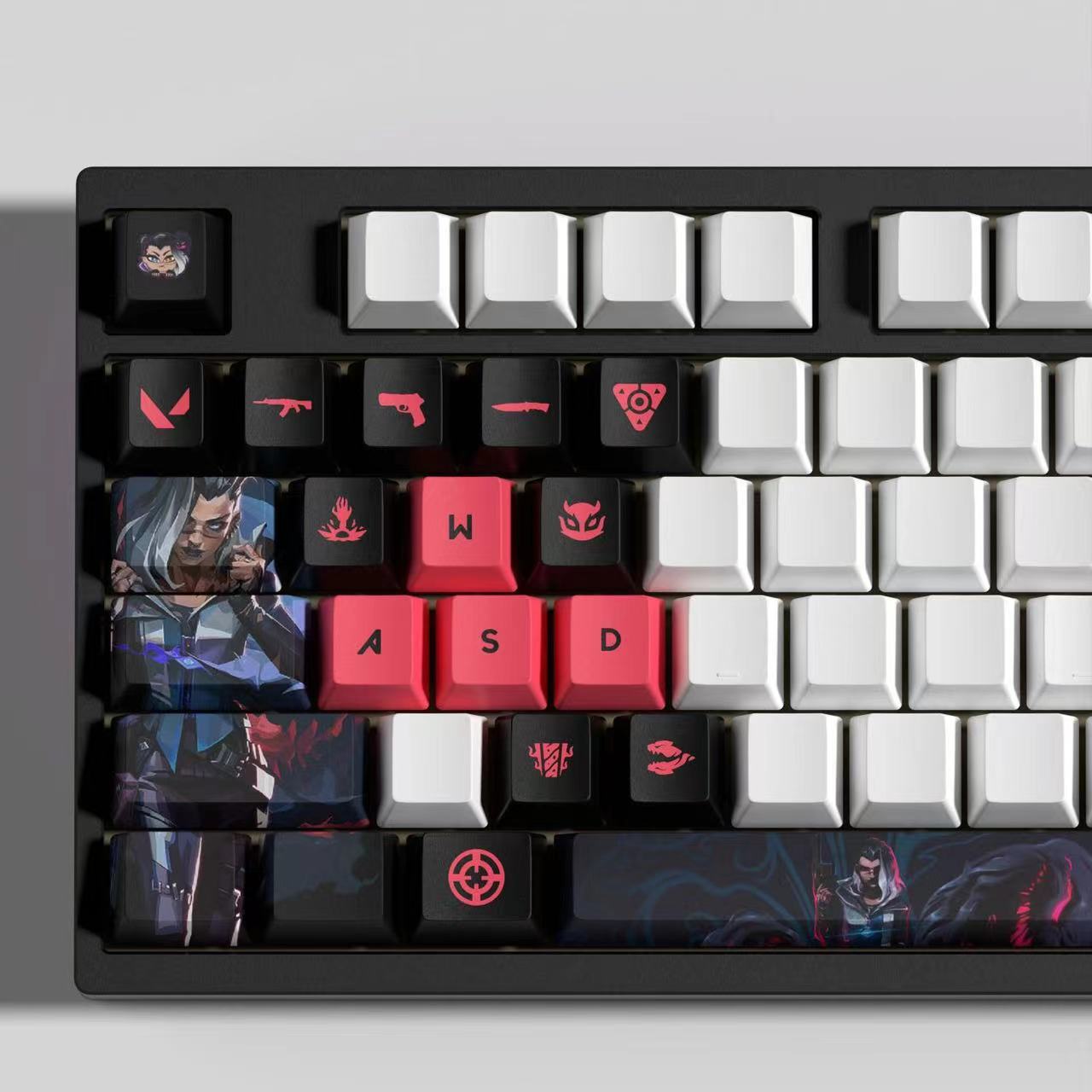 VaLorant Themed Keycaps FADE Agent Custom Keycap Keyboard Set 29 Keys