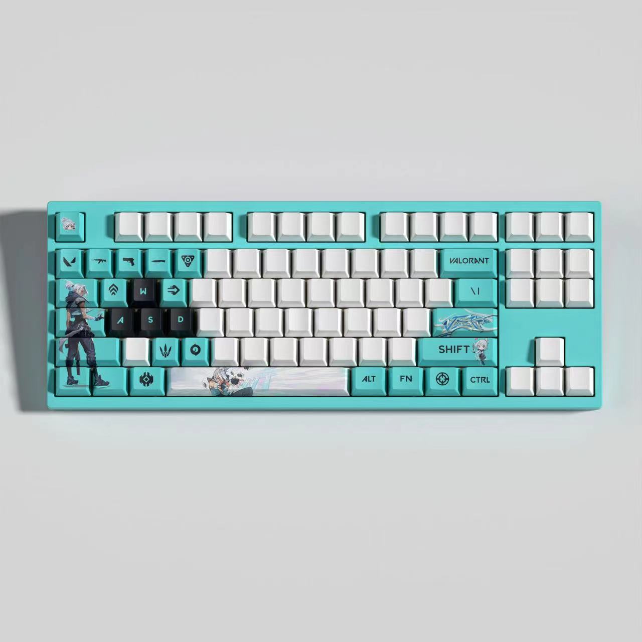 VaLorant Themed Keycaps JETT Agent Custom Keycap Keyboard Set 29 Keys