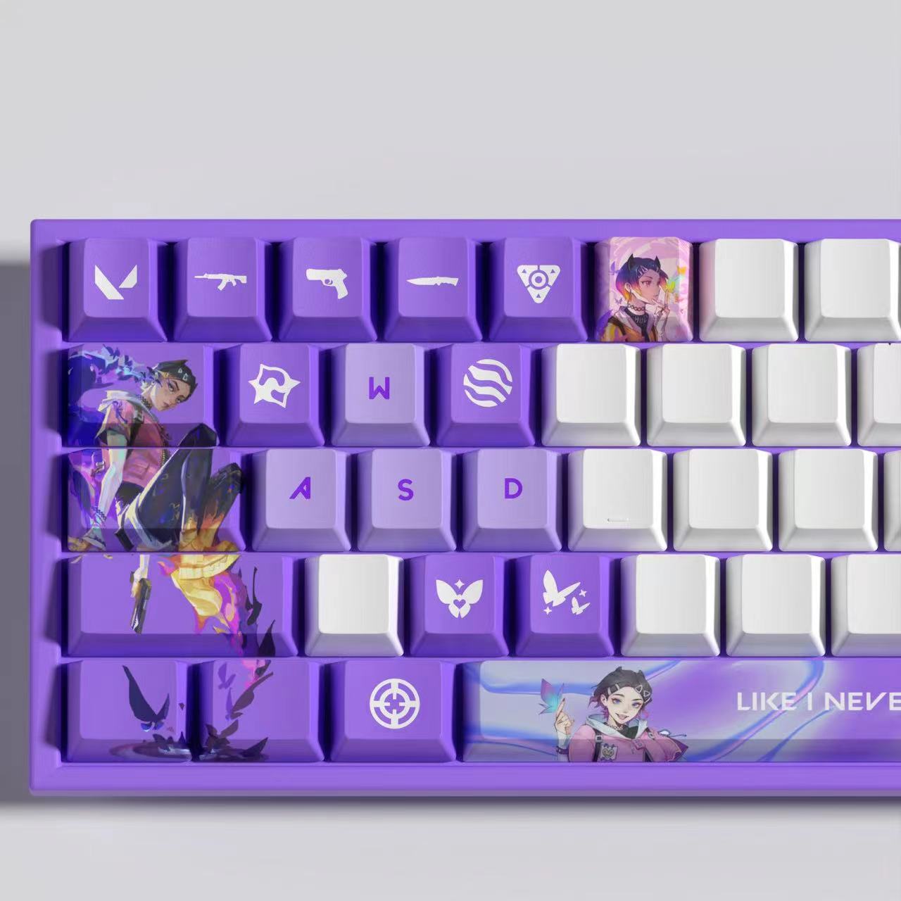 VaLorant Themed Keycaps CLOVE Agent Custom Keycap Keyboard Set 29 Keys