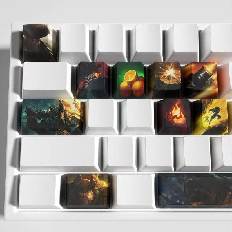 League of Legends keycaps Gangplank 12 keycaps set