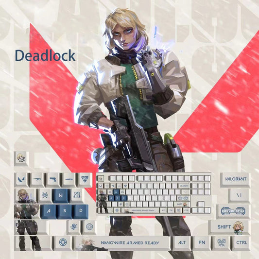 VaLorant Themed Keycaps DEADLOCK Agent Custom Keycap Keyboard Set 29 Keys