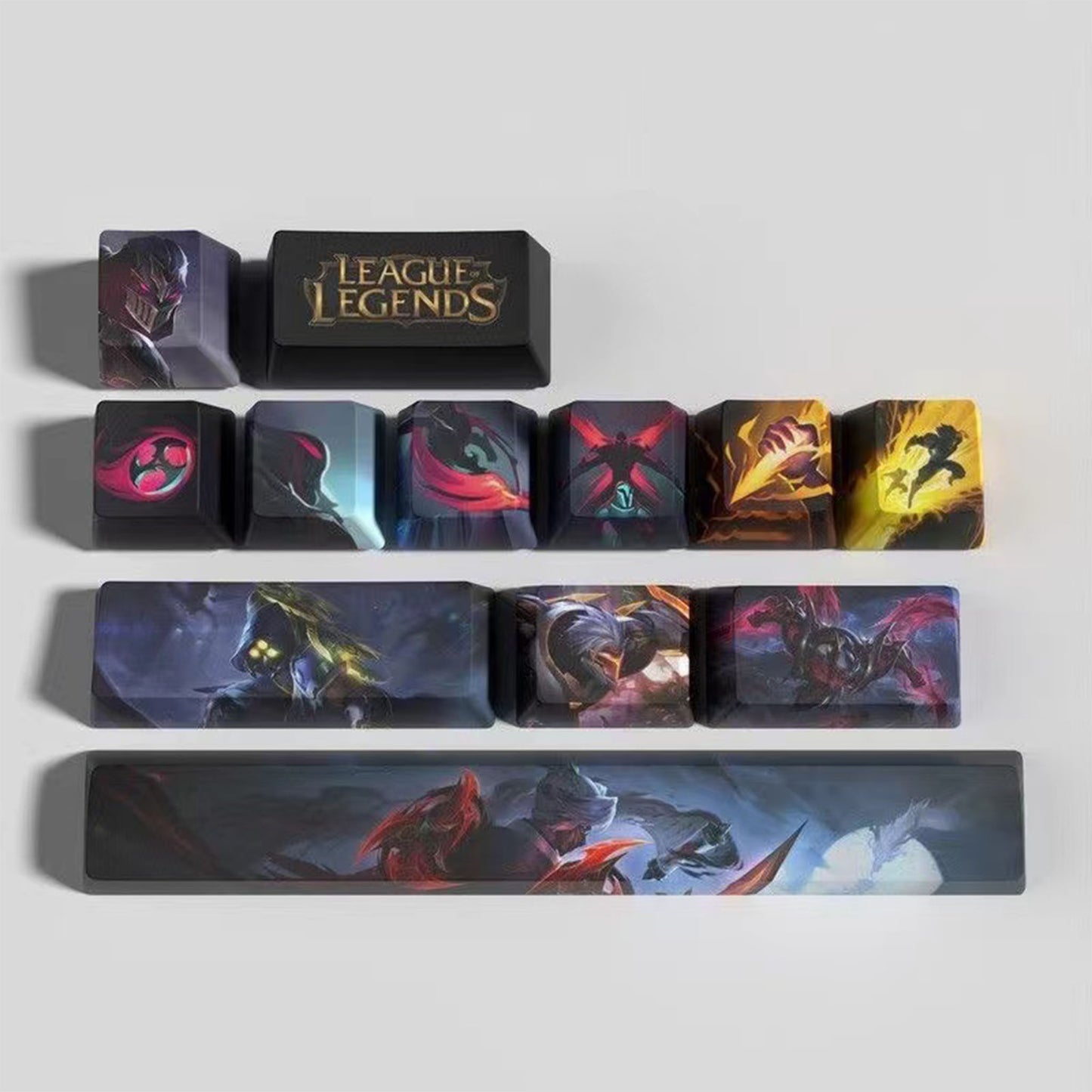 League of Legends Keycaps ZED 12 keycaps set