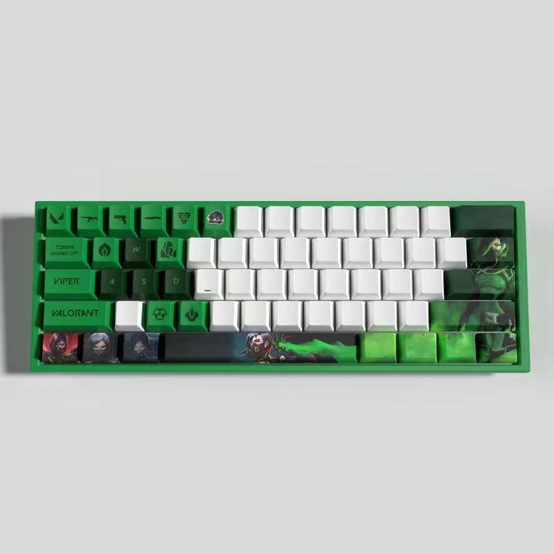 VaLorant Themed Keycaps VIPER Agent Custom Keycap Keyboard Set 29 Keys