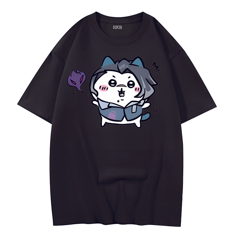 Valorant X Chiikawa theme Ovesize T-shirts valorant meme shirt