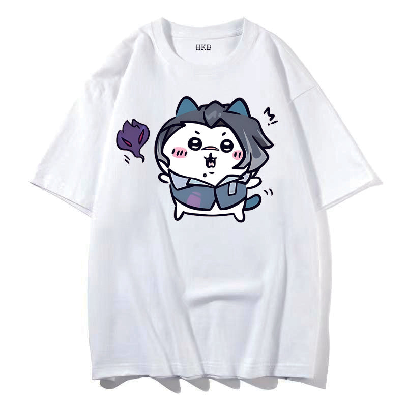 Valorant X Chiikawa theme Ovesize T-shirts valorant meme shirt