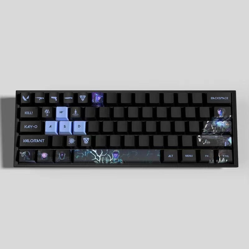 VaLorant Themed Keycaps KAY/O KO Agent Custom Keycap Keyboard Set 29 Keys