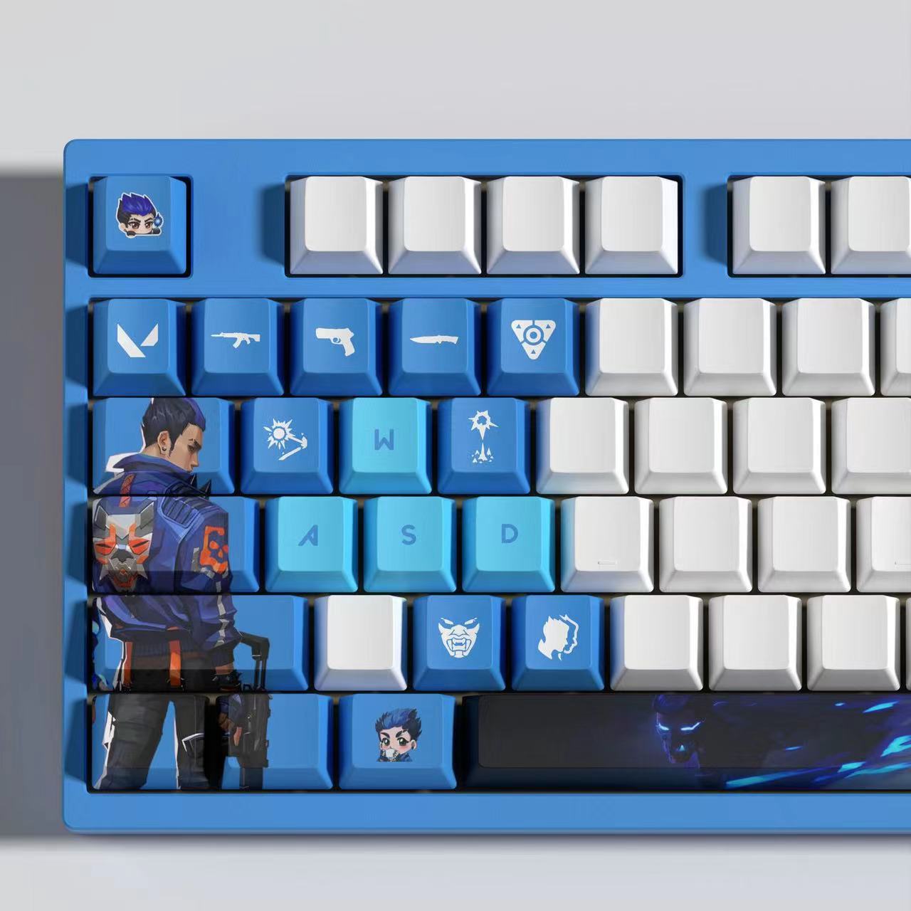 VaLorant Themed Keycaps YORU Agent Custom Keycap Keyboard Set 29 Keys