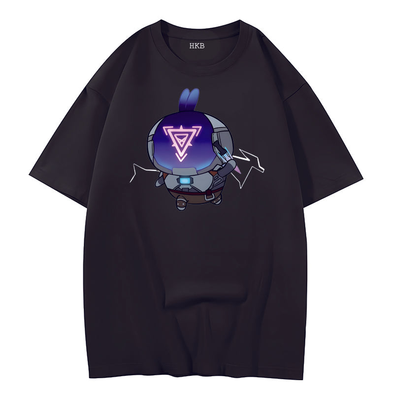 Valorant X Chiikawa theme Ovesize T-shirts valorant meme shirt（2）