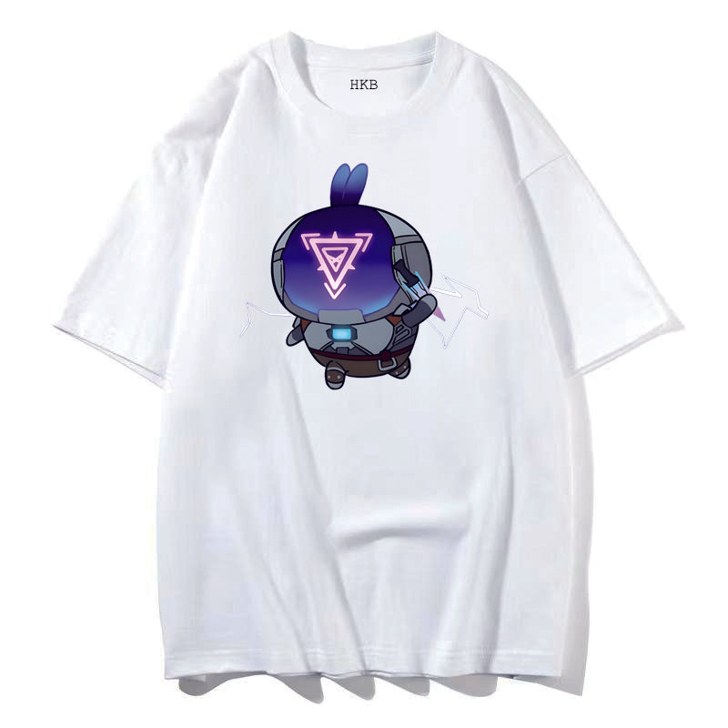 Valorant X Chiikawa theme Ovesize T-shirts valorant meme shirt（2）