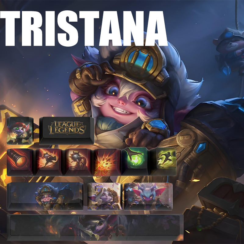 League of Legends Keycaps Tristana 12 kecaps set