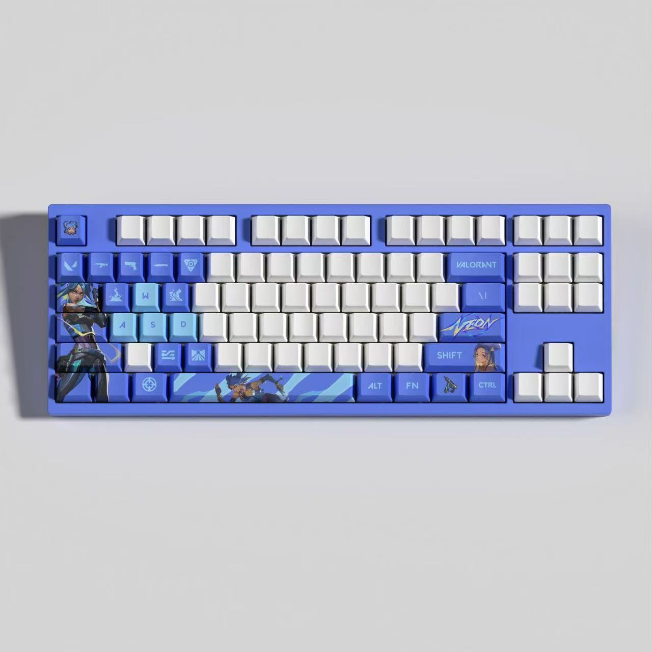 VaLorant Themed Keycaps NEON Agent Custom Keycap Keyboard Set 29 Keys