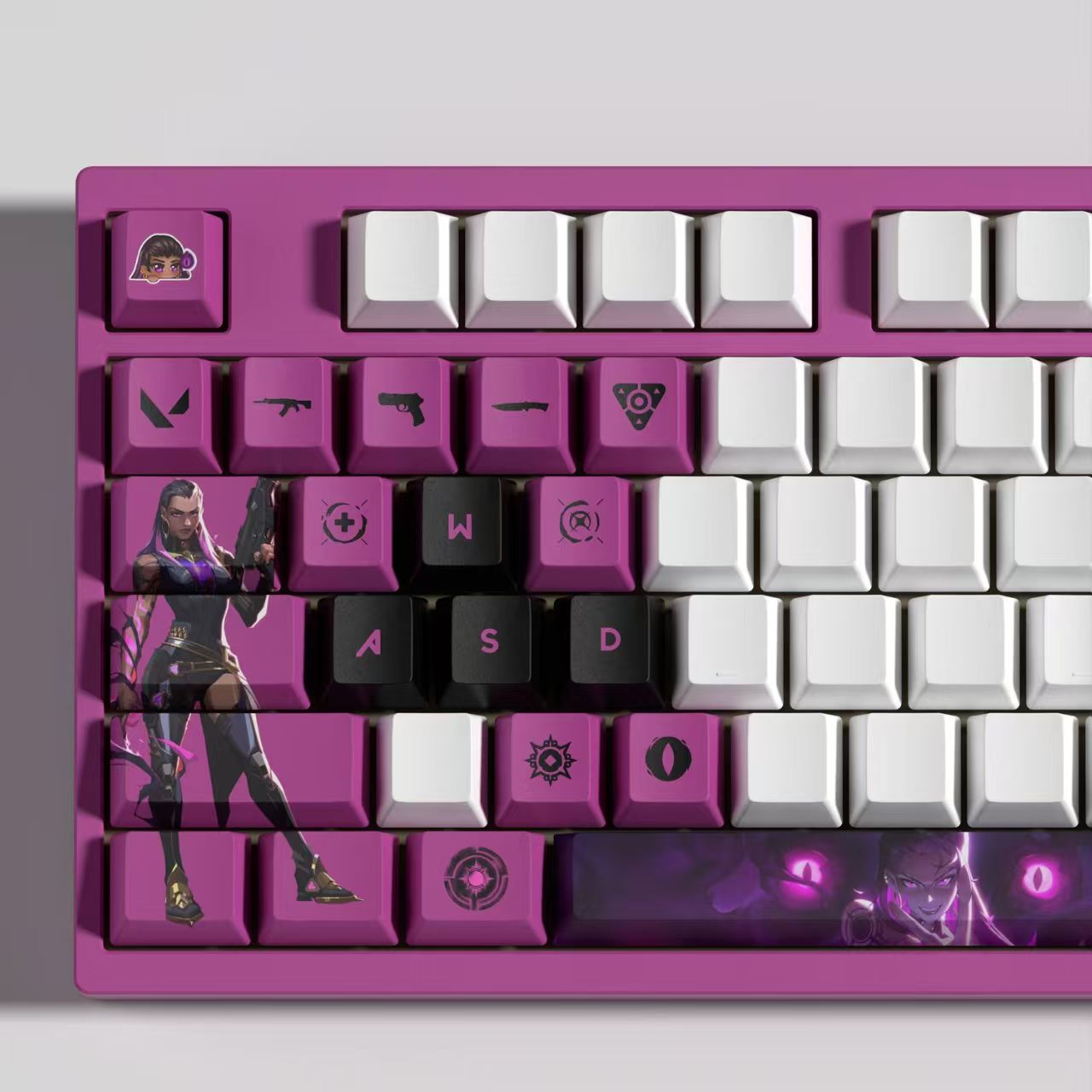 VaLorant Themed Keycaps REYNA Agent Custom Keycap Keyboard Set 29 Keys