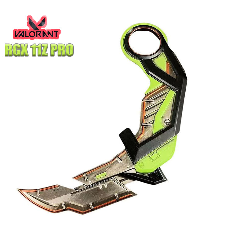 Valorant RGX 11Z Pro Karambit Weapon model Green Melee Skins