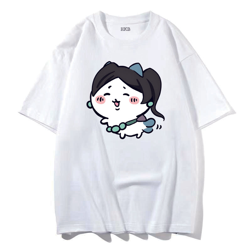 Valorant X Chiikawa theme Ovesize T-shirts valorant meme shirt（2）
