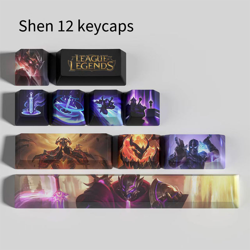 League of Legends Keycaps Shen 12 keycaps set