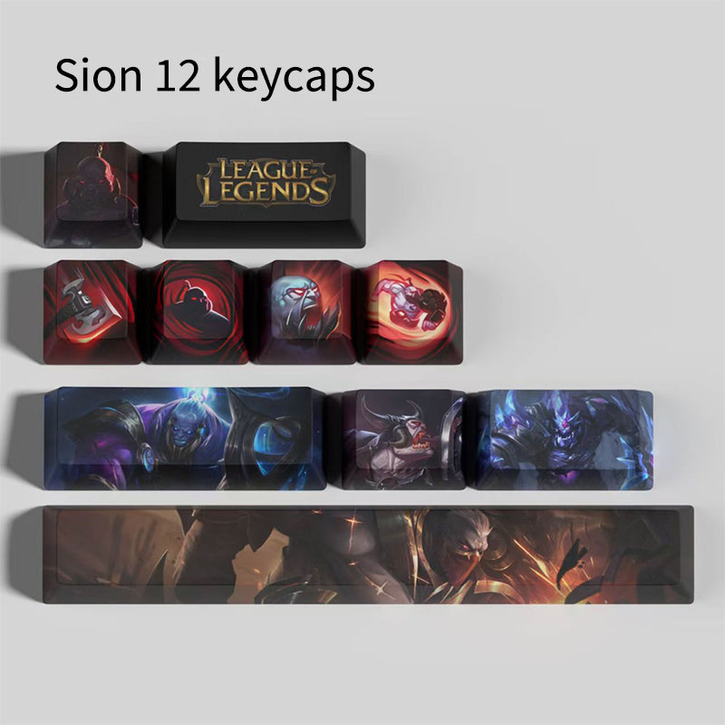 League of Legends Keycaps Sion 12 keycaps set