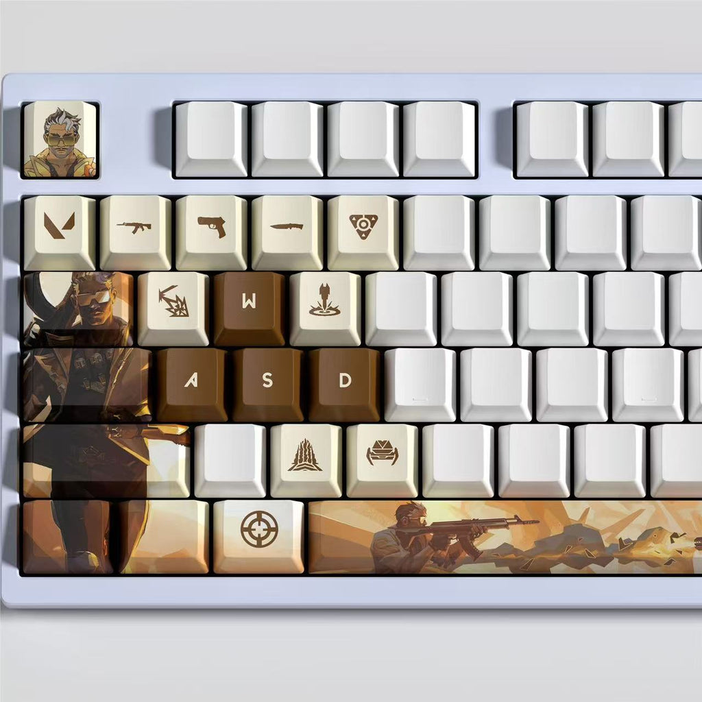 VaLorant Themed Keycaps TEJOAgent Custom Keycap Keyboard Set 29 Keys